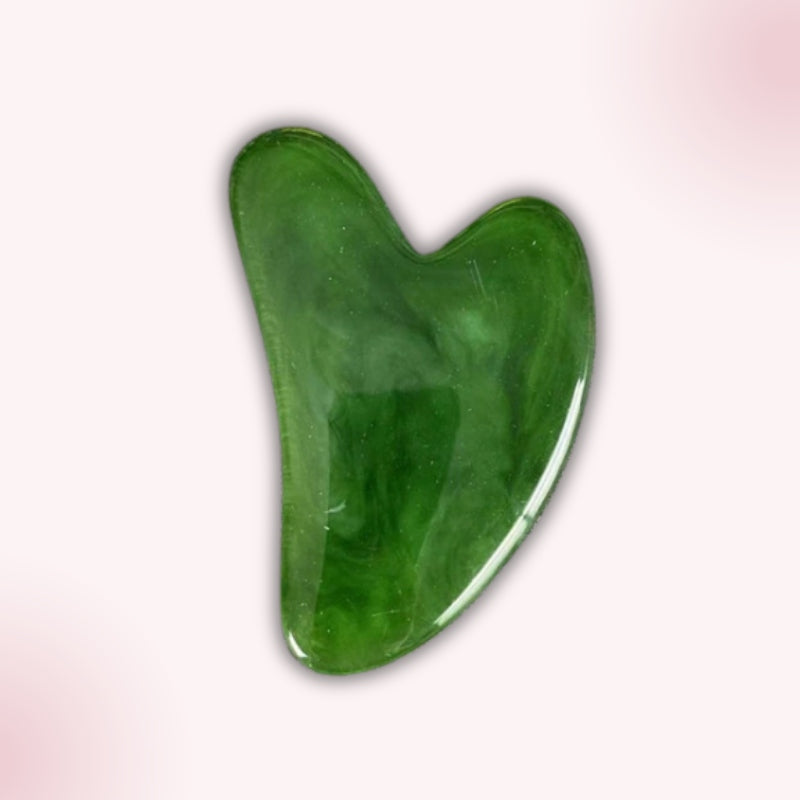 Natural Resin Jade Gua Sha Massager